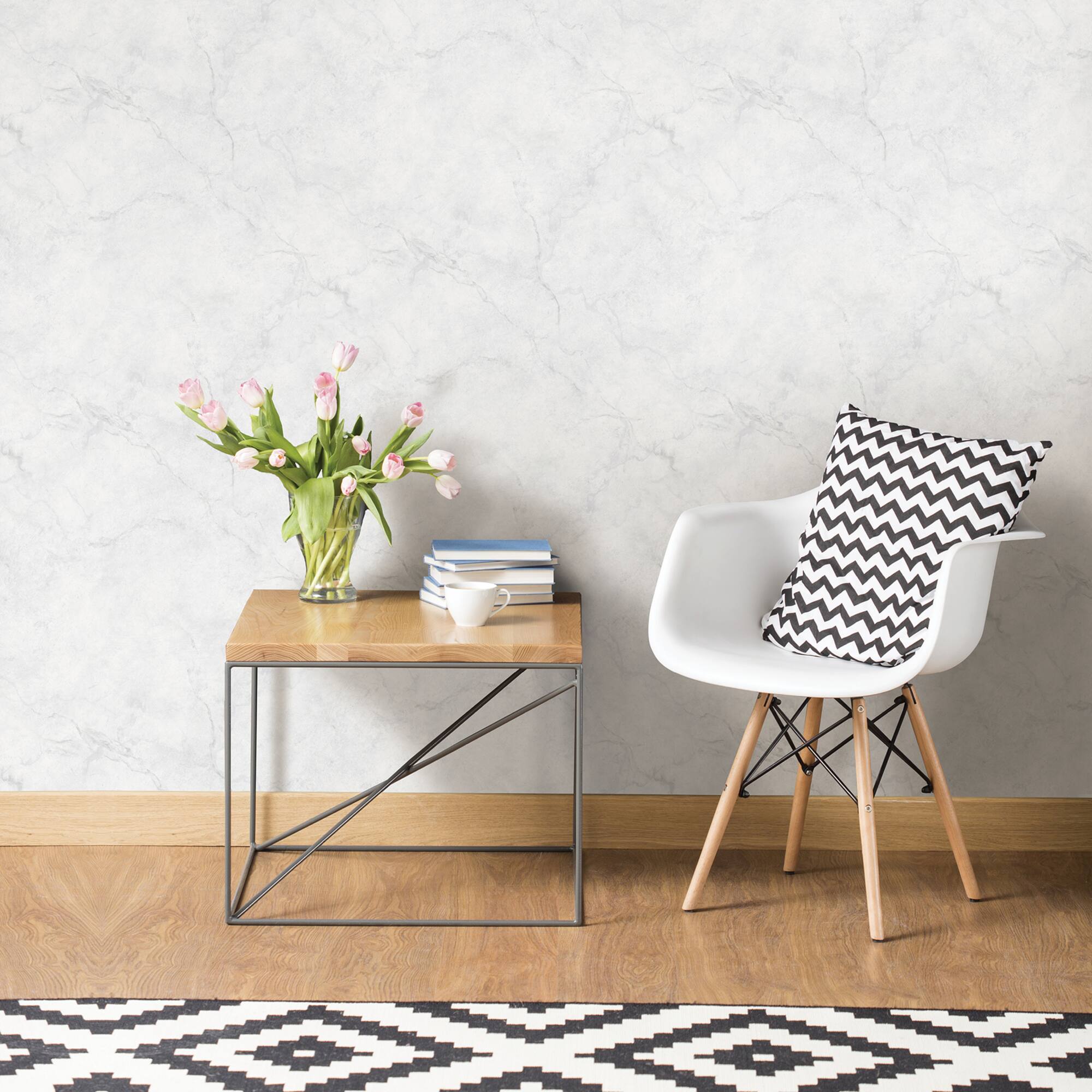NuWallpaper Carrara Marble Peel & Stick Wallpaper